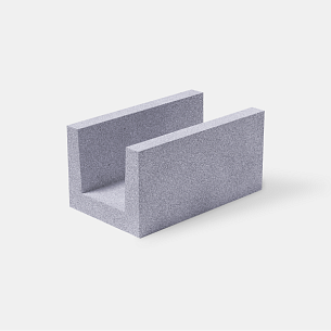 картинка U-Блок автоклавного газобетона U3, (Краслэнд) 